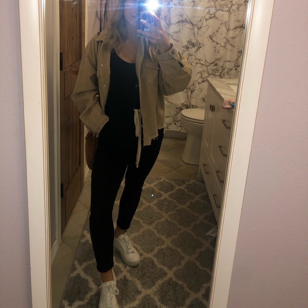 Black stretchy jumpsuit